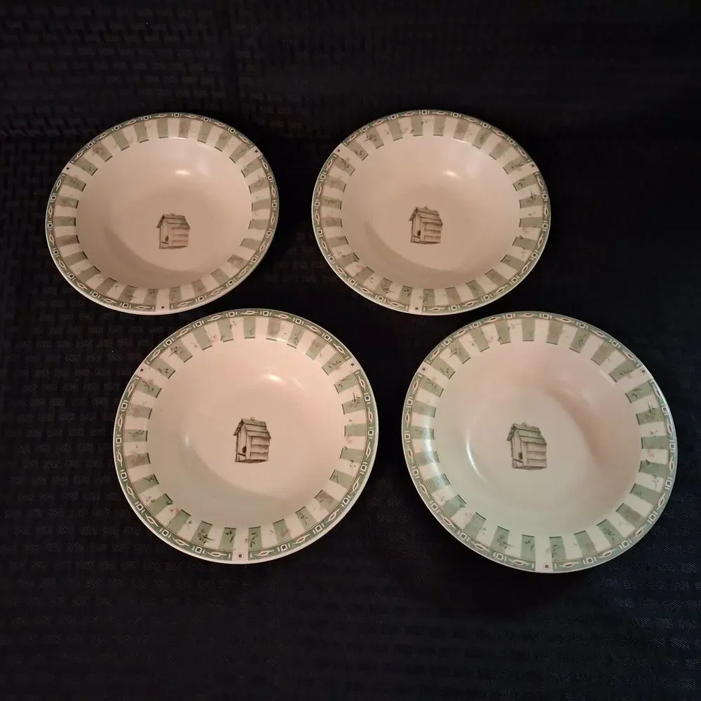 Pfaltzgraff Naturewood 7 1/4” Cereal Bowls Set of 4
